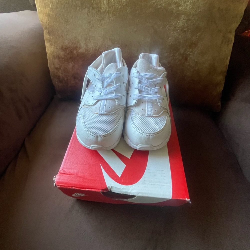 Nike Kids All-White Sneakers